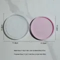 Moule silicone plateau rond carré rectangle bijoux – Couleur Round