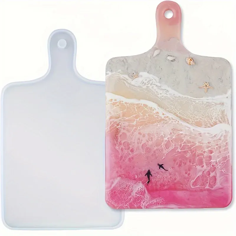 Moule silicone plateau rond et rectangulaire