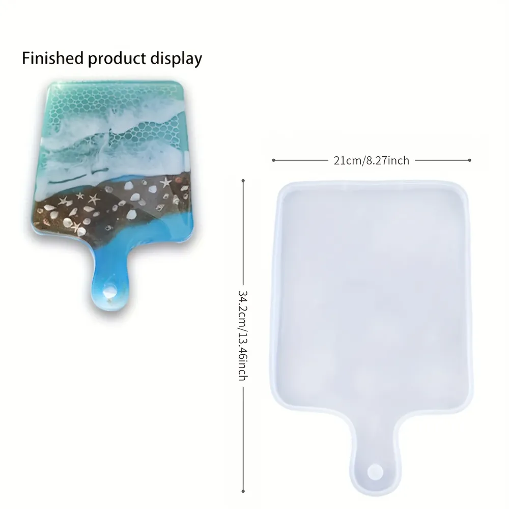 Moule silicone plateau rond et rectangulaire