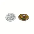 Moule silicone plateau rond mousse béton résine – 5