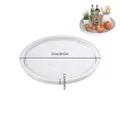 Moule silicone plateau rond mousse béton résine – Couleur Brun (02)