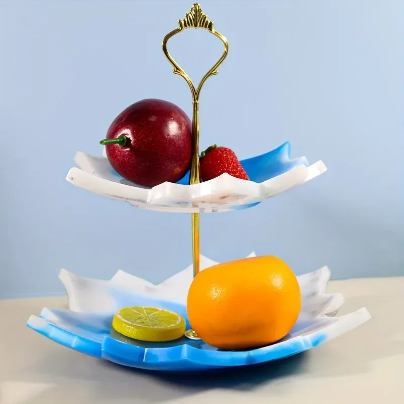 Moule silicone plateau support gâteau dessert résine