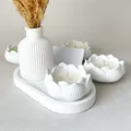 Moule silicone plateau vase lotus arrangement floral – 2