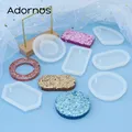 Moule silicone porte-clés rond irrégulier pour bijoux – 1