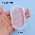 Moule silicone porte-clés rond irrégulier pour bijoux – Couleur MJ-DHDZ-1