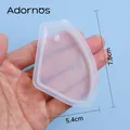 Moule silicone porte-clés rond irrégulier pour bijoux – Couleur MJ-DHDZ-6