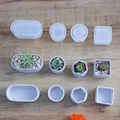 Moule silicone pot de fleur et boîte rangement pour résine – 3