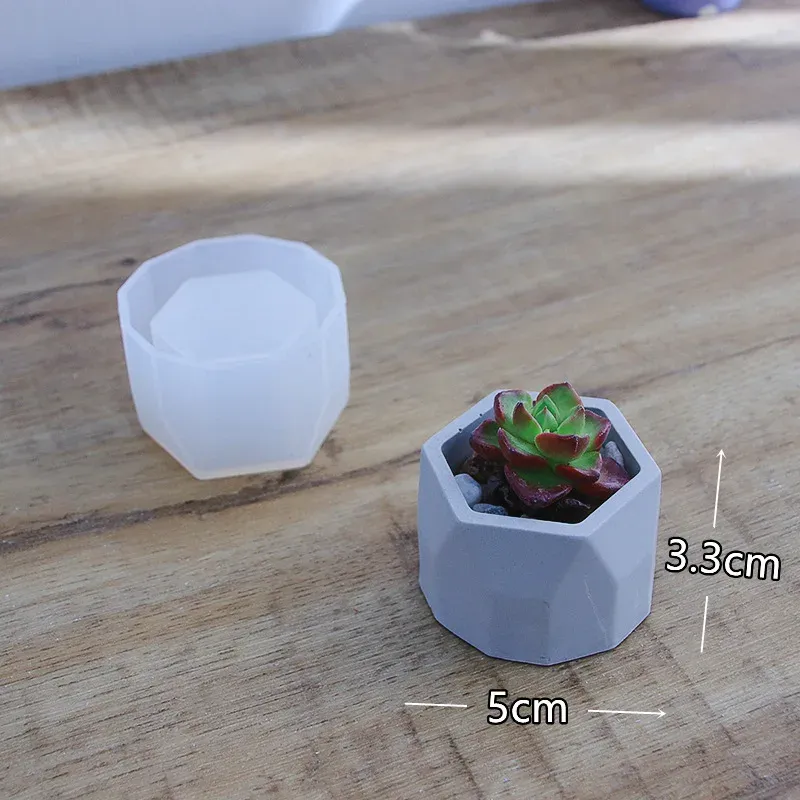 Moule silicone pot de fleur et boîte rangement pour résine