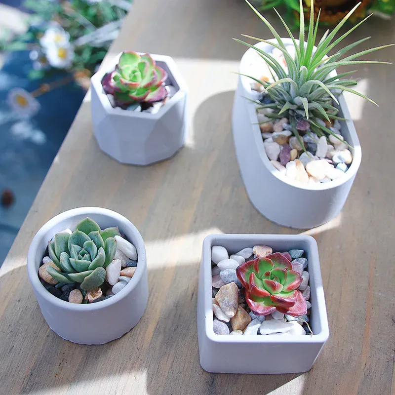 Moule silicone pot de fleur et boîte rangement pour résine