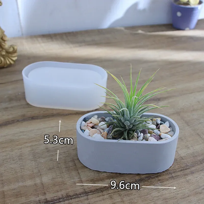 Moule silicone pot de fleur et boîte rangement pour résine