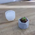 Moule silicone pot de fleur et boîte rangement pour résine – Couleur Octagon