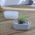Moule silicone pot de fleur et boîte rangement pour résine – Couleur Oval