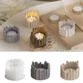 Moule silicone pot fleur 3D pour bougie et résine – 6