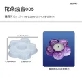 Moule silicone pot fleur 3D pour bougie et résine – Color flower