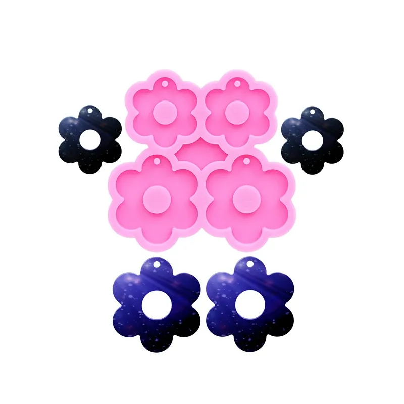 Moule silicone prune pour porte-clés et bijoux