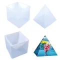 Moule silicone pyramide 3D pour artisanat résine et béton – 3