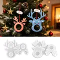Moule silicone renne Noël pendentif étiquette résine – 1