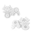 Moule silicone renne Noël pendentif étiquette résine – 5