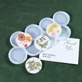 Moule silicone rond pour bijoux et porte-clés – 5