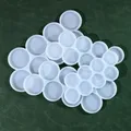 Moule silicone rond pour bijoux et porte-clés – 6