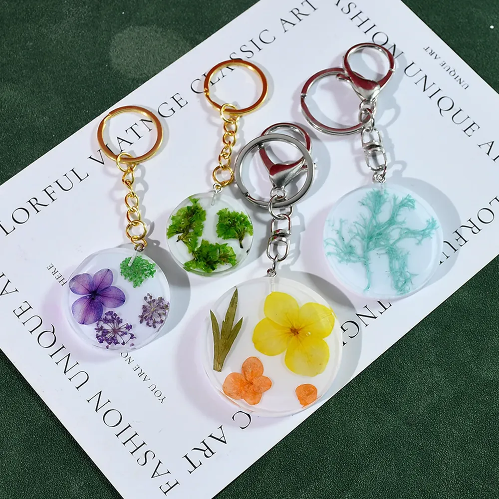 Moule silicone rond pour bijoux et porte-clés