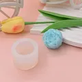 Moule silicone rose pour bougie savon et gâteau – 4