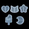 Moule silicone sable mouvant pour porte-clés et bijoux – 2