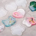 Moule silicone sable mouvant pour porte-clés et bijoux – 3