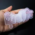 Moule silicone sable mouvant pour porte-clés et bijoux – 6
