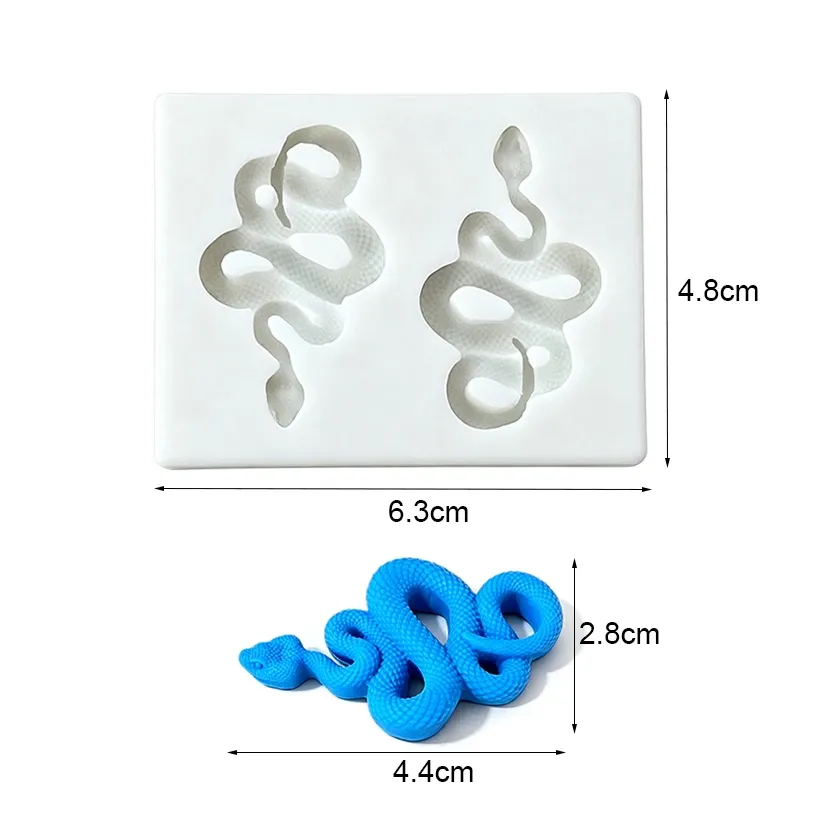 Moule silicone serpent pour gâteaux et chocolats