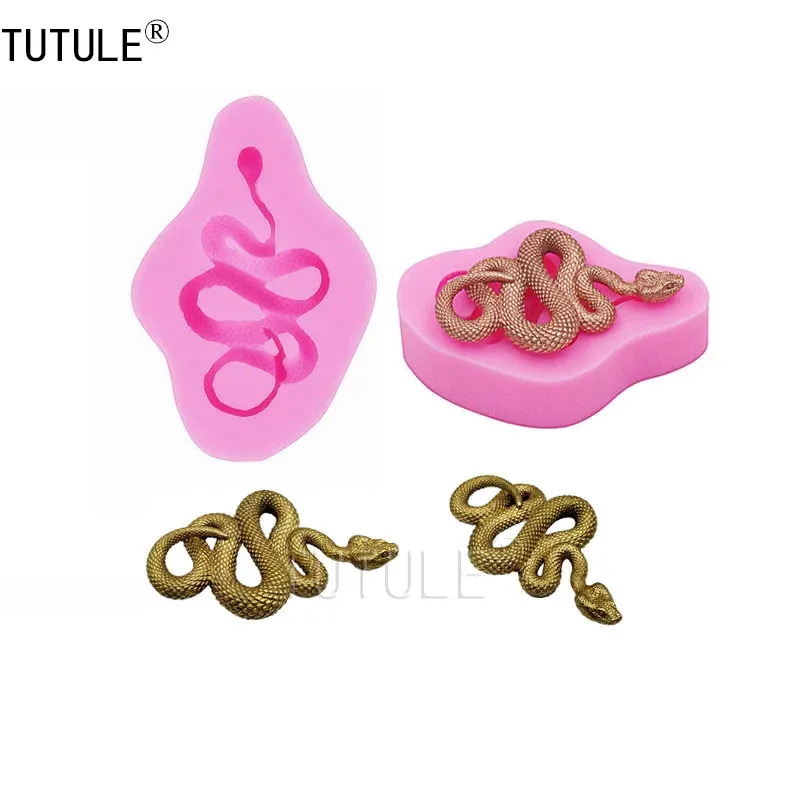Moule silicone serpent pour gâteaux et résine