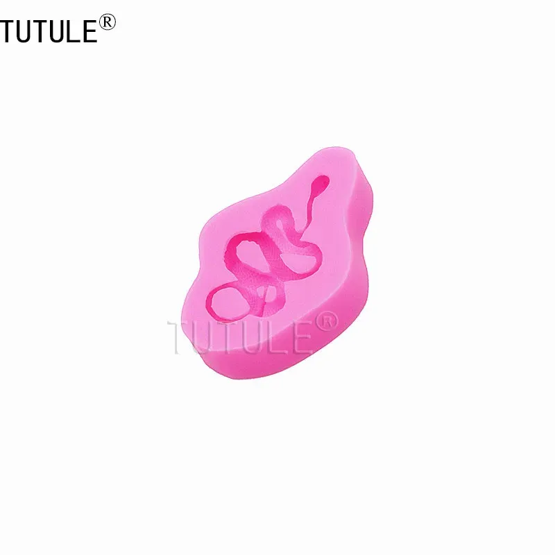 Moule silicone serpent pour gâteaux et résine