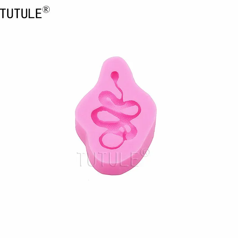 Moule silicone serpent pour gâteaux et résine