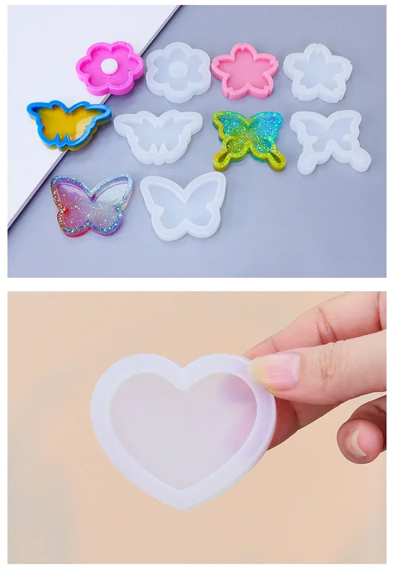 Moule silicone shaker sucette étoile ours pour porte-clés