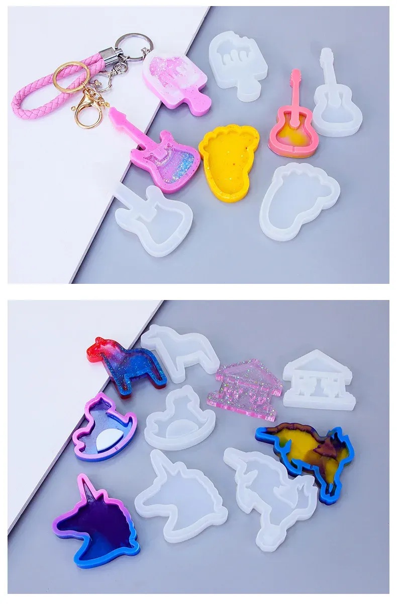 Moule silicone shaker sucette étoile ours pour porte-clés