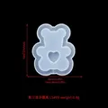 Moule silicone shaker sucette étoile ours pour porte-clés – Couleur LS09