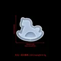 Moule silicone shaker sucette étoile ours pour porte-clés – Couleur LS13