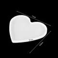 Moule silicone sous-verre cœur rond carré rectangle – Couleur Heart-03