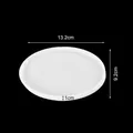 Moule silicone sous-verre cœur rond carré rectangle – Couleur Oval-03