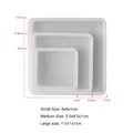 Moule silicone sous-verre cœur rond carré rectangle – Couleur Square-04