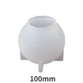 Moule silicone sphère 65 à 120 mm pour artisanat résine – Couleur 100mm