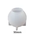 Moule silicone sphère 65 à 120 mm pour artisanat résine – Couleur 90mm