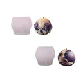 Moule silicone sphérique fleur pour bougie et savon – 2