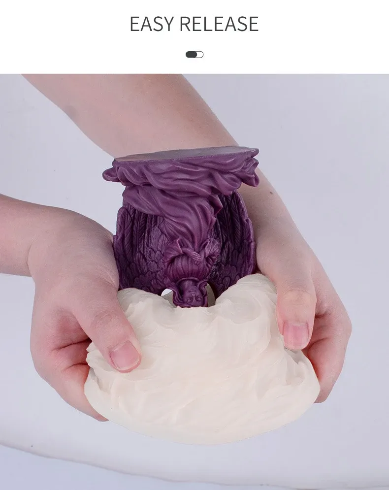Moule silicone sphérique fleur pour bougie et savon