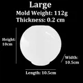 Moule silicone sphérique rond pour ornements et chocolat – Couleur Large
