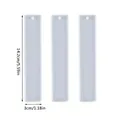 Moule silicone stylo marque-page porte-clés cœur – Couleur 3Pcs Bookmark Molds