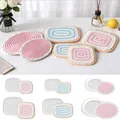 Moule silicone tasse tressée ovale carré rectangle pour résine – 1