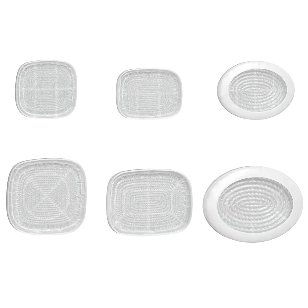 Moule silicone tasse tressée ovale carré rectangle pour résine