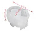 Moule silicone tête crâne 3D, cendrier, pot fleur, bougie – Couleur 1pcs