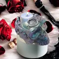 Moule silicone tête crâne 3D, cendrier, pot fleur, bougie – 4